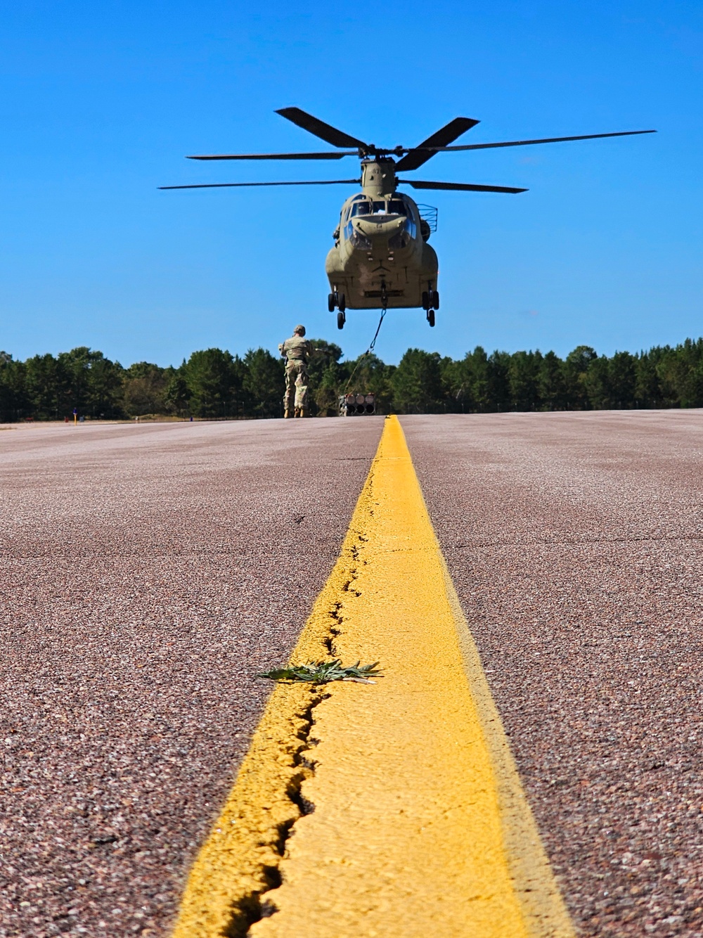 89B sling-load training operations at Fort McCoy