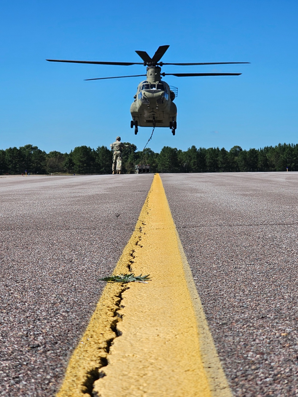 89B sling-load training operations at Fort McCoy