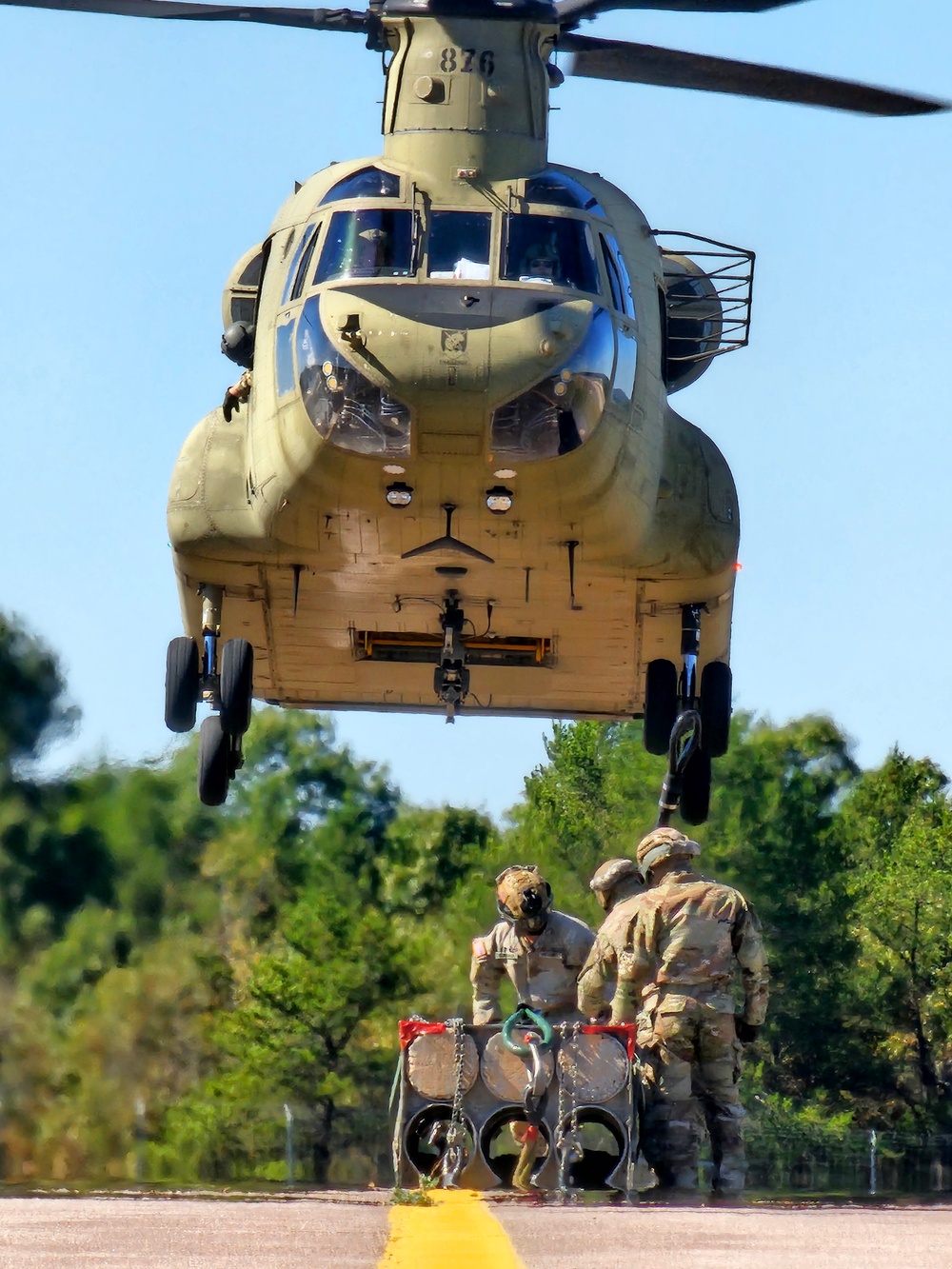 89B sling-load training operations at Fort McCoy