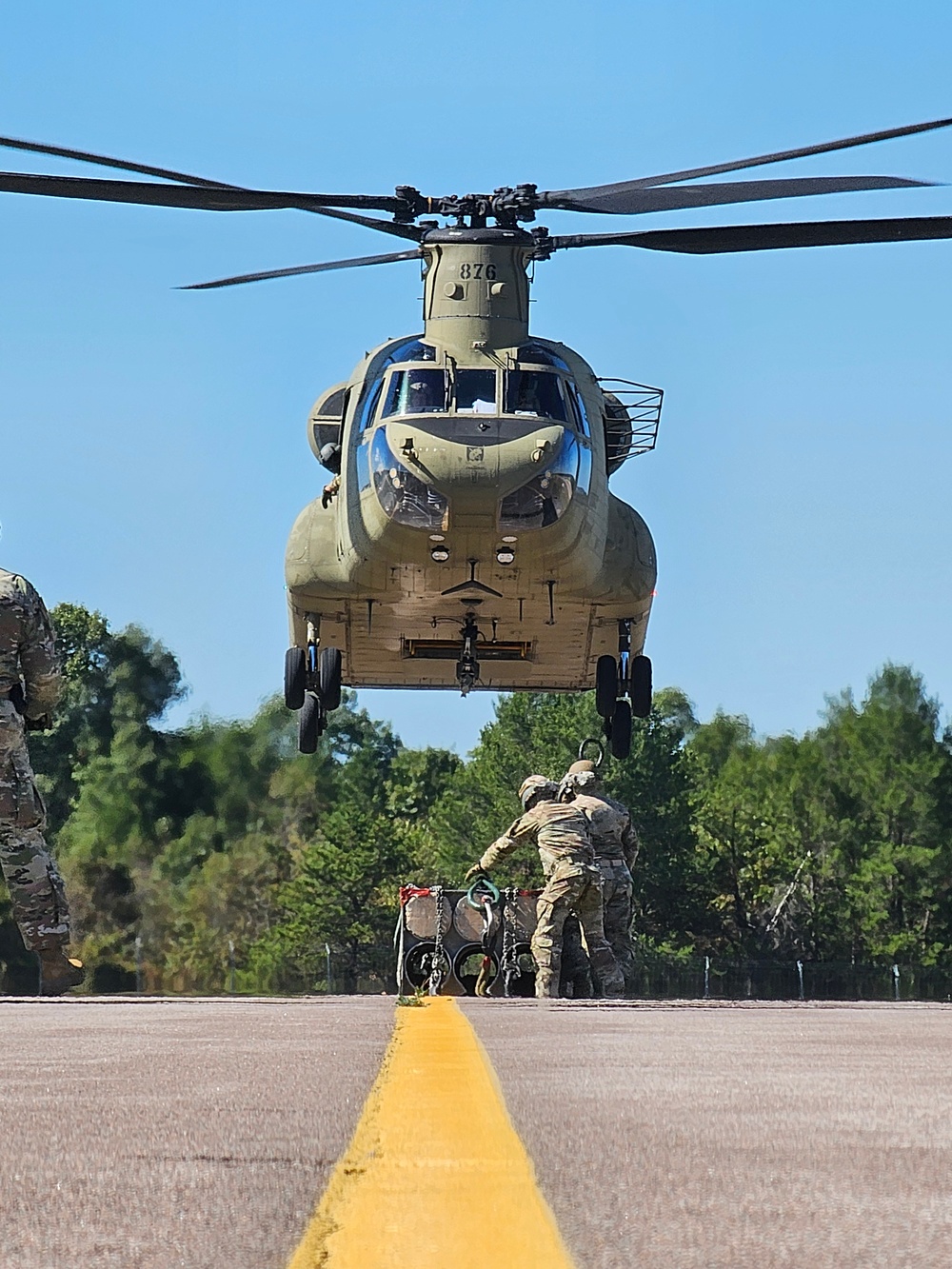 89B sling-load training operations at Fort McCoy