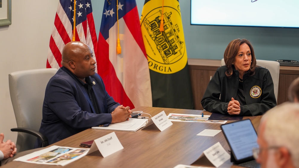 Vice President Harris Joins Sen. Jon Ossoff, Augusta, GA Leadership and FEMA for Briefing on Hurricane Helene Recovery Effort in Richmond County, GA