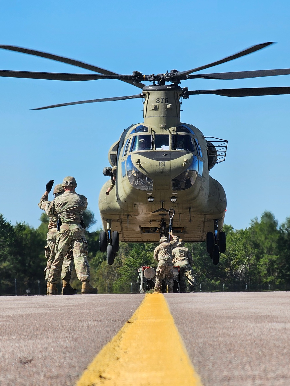 89B sling-load training operations at Fort McCoy