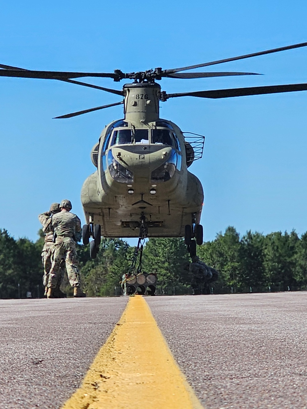 89B sling-load training operations at Fort McCoy