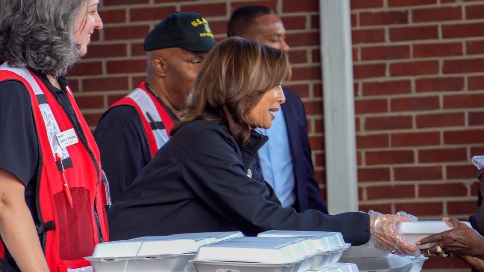 Vice President Harris and Government Officials Provide Meals to Hurricane Helene Survivors in Augusta, GA