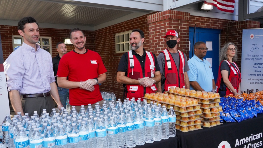 Vice President Harris and Government Officials Provide Meals to Hurricane Helene Survivors in Augusta, GA