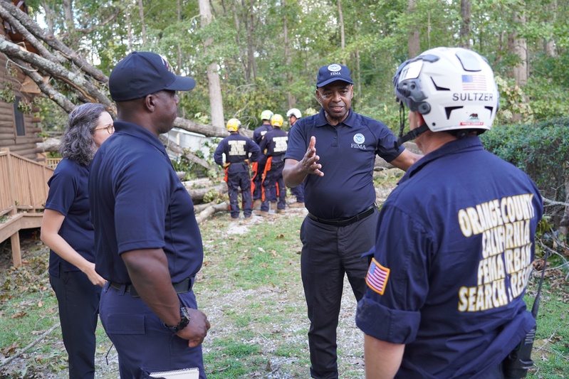 Senior FEMA Official Examines Hurricane Helene Damage in Greenville, SC