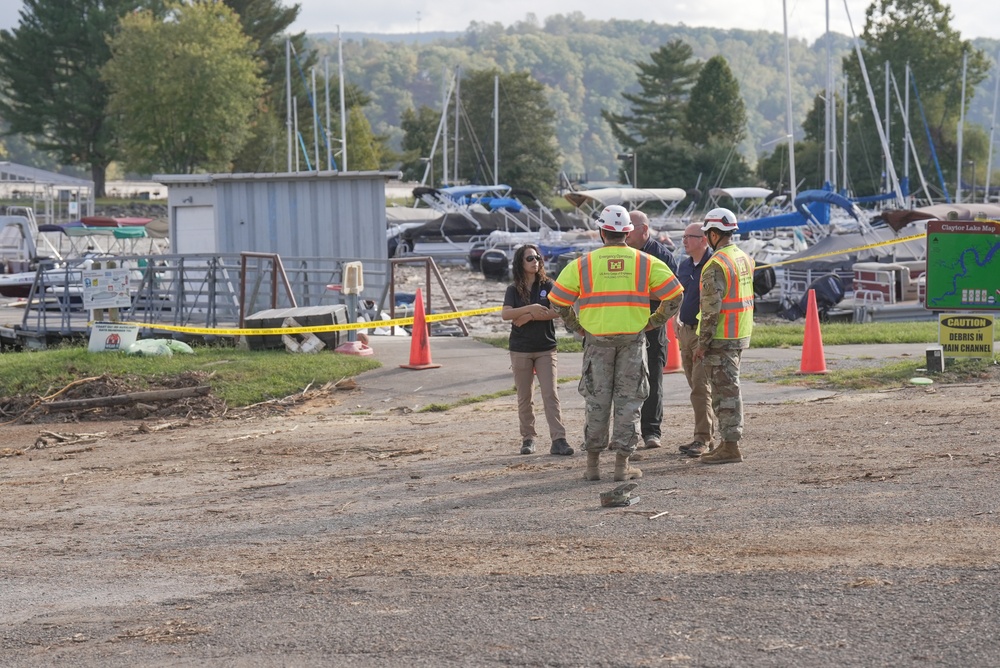 USACE Conducts Engagements in Southwestern Virginia with City, State and Federal Agencies in Support of Tropical Storm Helene Disaster Response