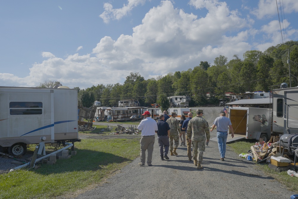 USACE Conducts Engagements in Southwestern Virginia with City, State and Federal Agencies in Support of Tropical Storm Helene Disaster Response