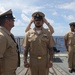 Sailors aboard the USS Howard conduct a Chief Petty Officer Pinning Ceremony in the South China Sea