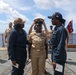 Sailors aboard the USS Howard conduct a Chief Petty Officer Pinning Ceremony in the South China Sea