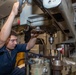 USS George Washington Sailors conduct maintenance and repairs