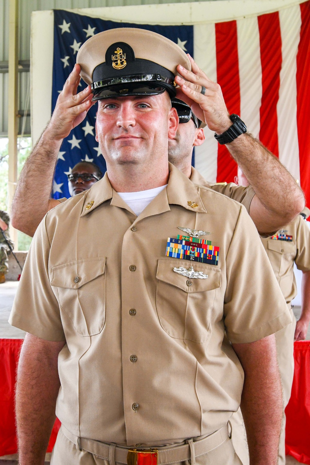 Fleet Readiness Center Southeast Detachment Jacksonville holds chief petty officer pinning ceremony