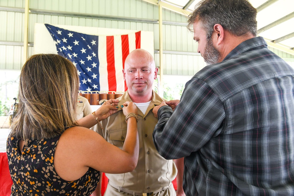 Fleet Readiness Center Southeast Detachment Jacksonville holds chief petty officer pinning ceremony