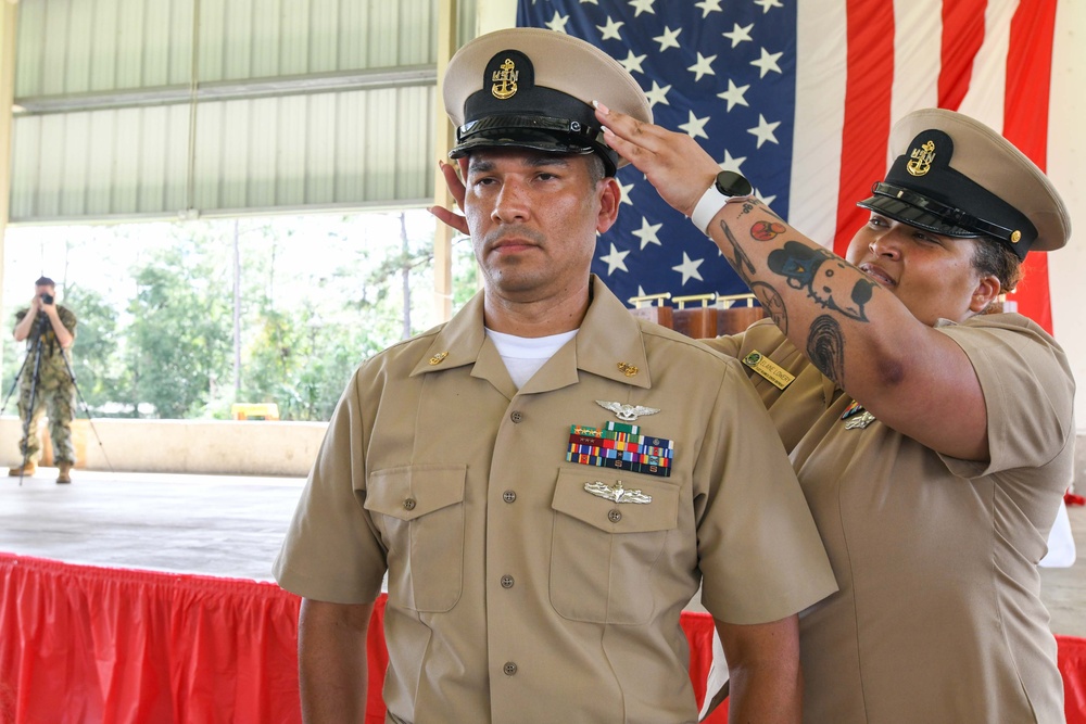 Fleet Readiness Center Southeast Detachment Jacksonville holds chief petty officer pinning ceremony