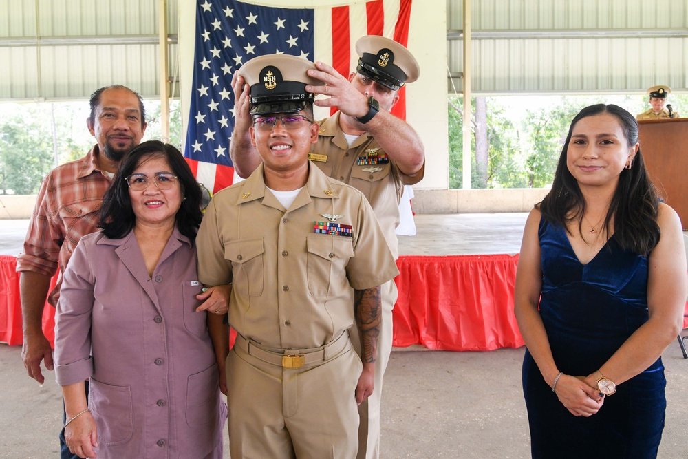 Fleet Readiness Center Southeast Detachment Jacksonville holds chief petty officer pinning ceremony