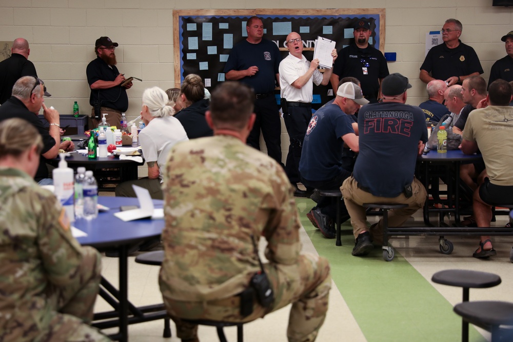 Tennessee National Guard works with local first responders