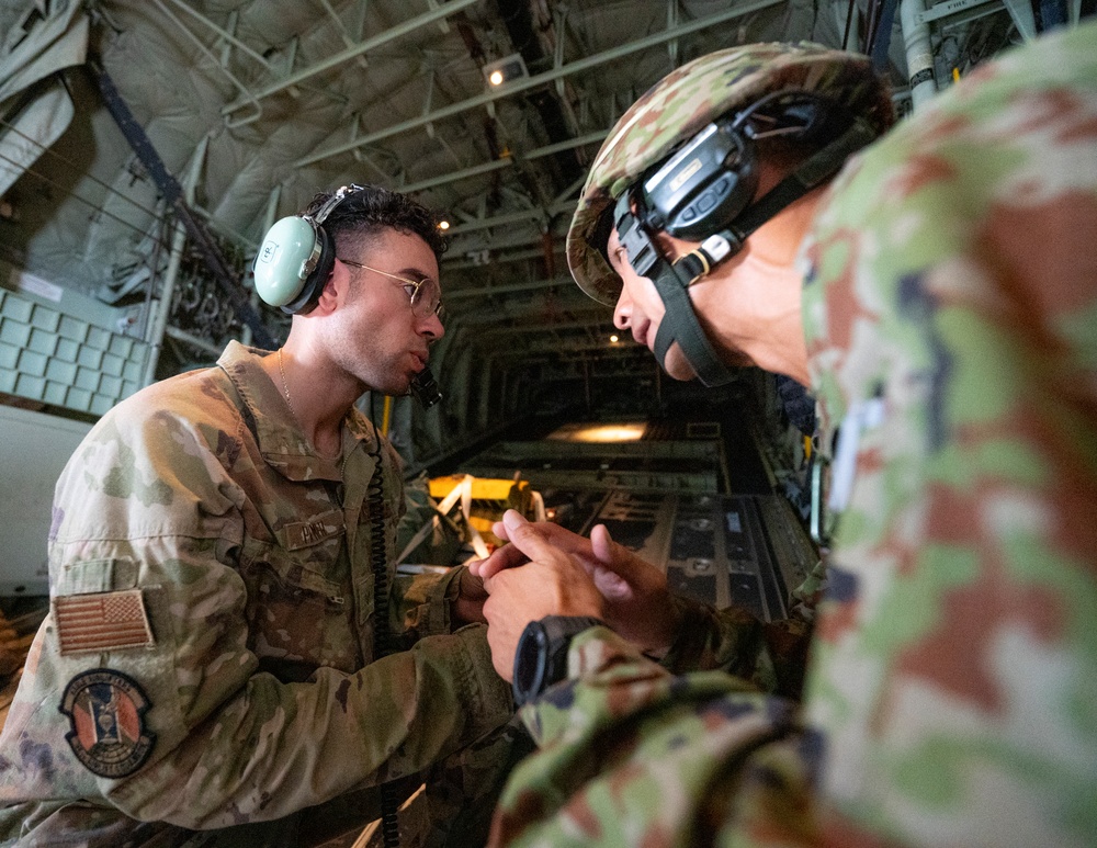 U.S. Air Force, JGSDF collaborate for static line jump training