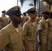 USS Tripoli Holds Chief pinning ceremoney
