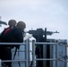 USS Tripoli holds a gunshoot