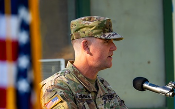 The Fort Hunter Liggett Headquarters, Headquarters Company Change of Command Ceremony