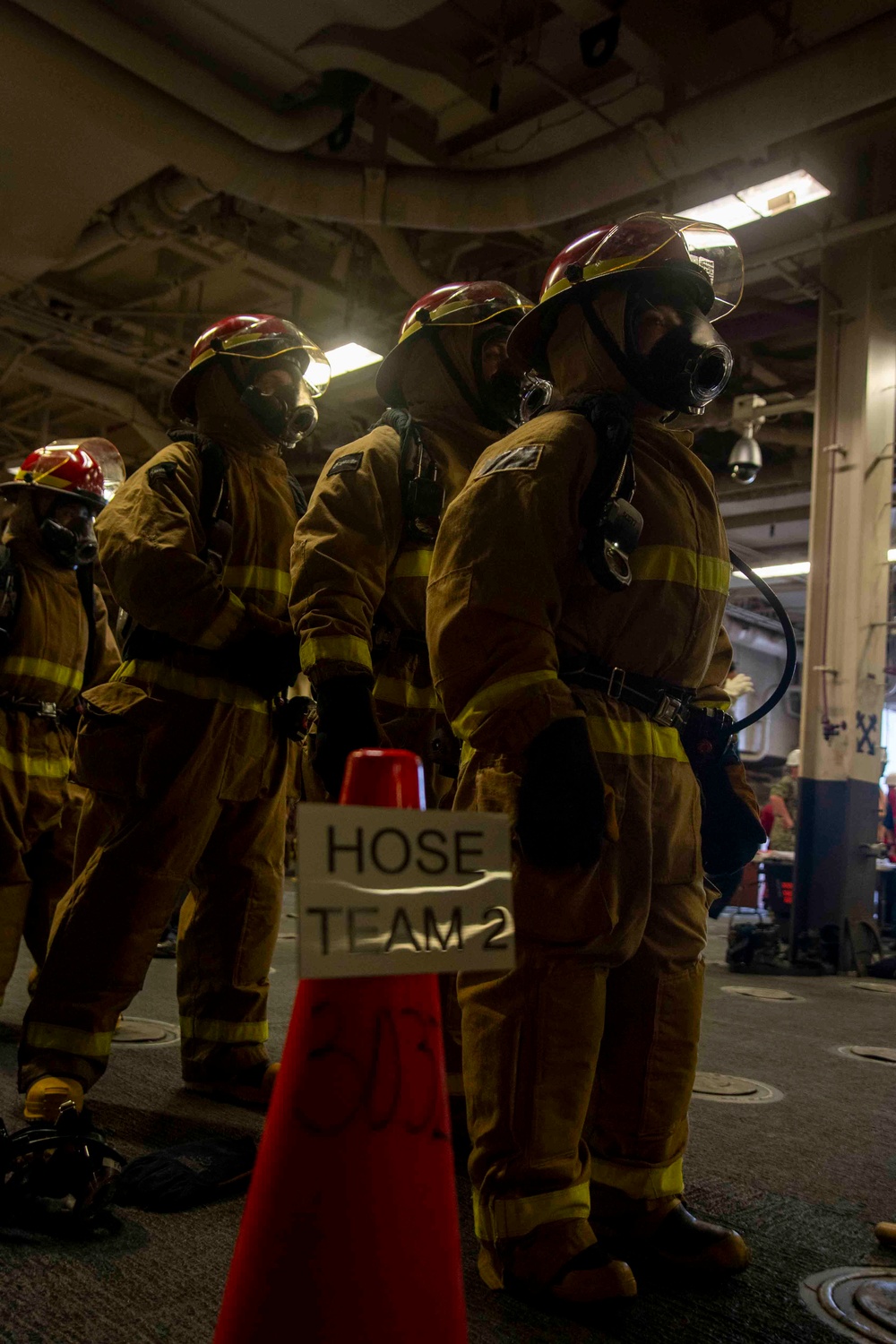 USS America (LHA 6) Conducts 8010 Drill