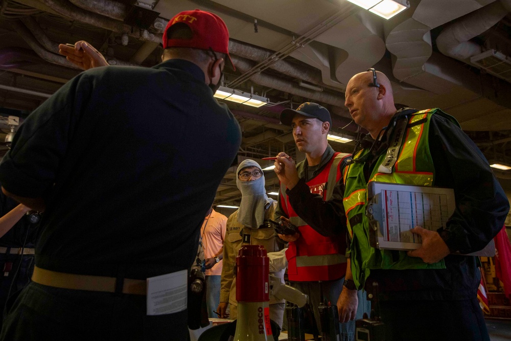 USS America (LHA 6) Conducts 8010 Drill