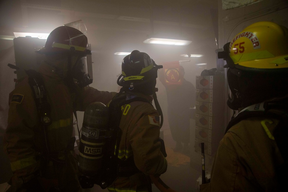 USS America (LHA 6) Conducts 8010 Drill