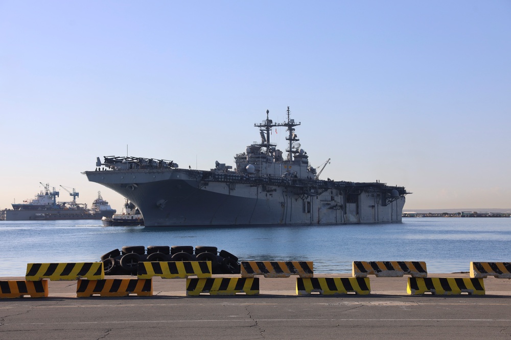 USS Wasp (LHD 1) Arrives in Limassol, Cyprus