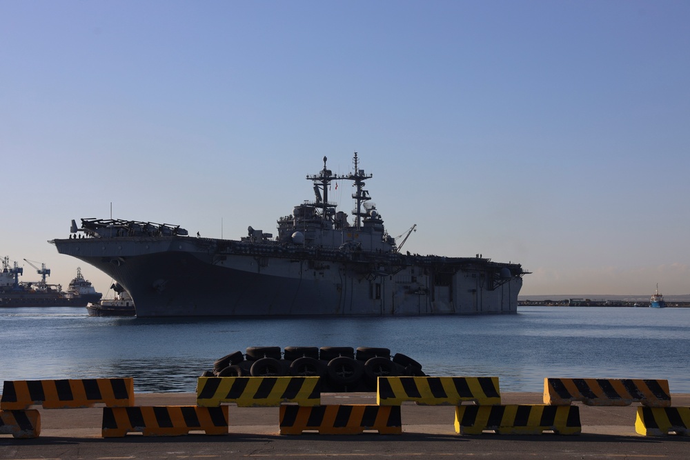 USS Wasp (LHD 1) Arrives in Limassol, Cyprus