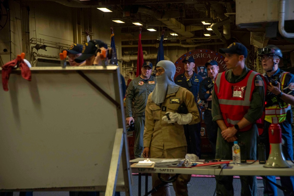 USS America (LHA 6) Conducts 8010 Drill