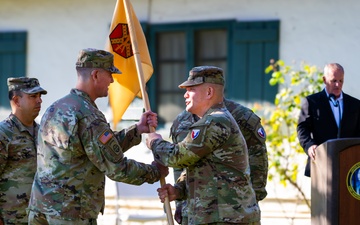 The Fort Hunter Liggett Headquarters, Headquarters Company Change of Command Ceremony