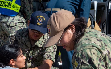 USS America (LHA 6) Conducts 8010 Drill