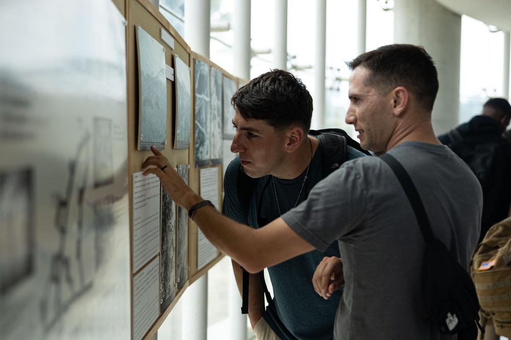 12th MLR Marines Attend a Battle Site Tour in Okinawa