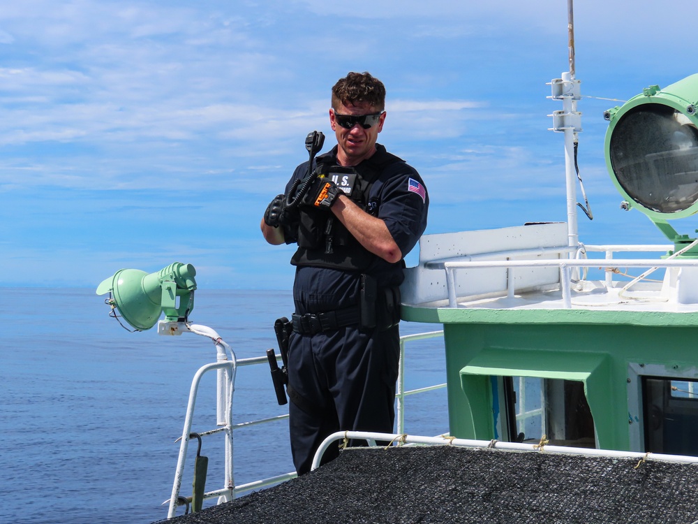 U.S. Coast Guard supports Palau Division of Marine Law in bilateral boardings