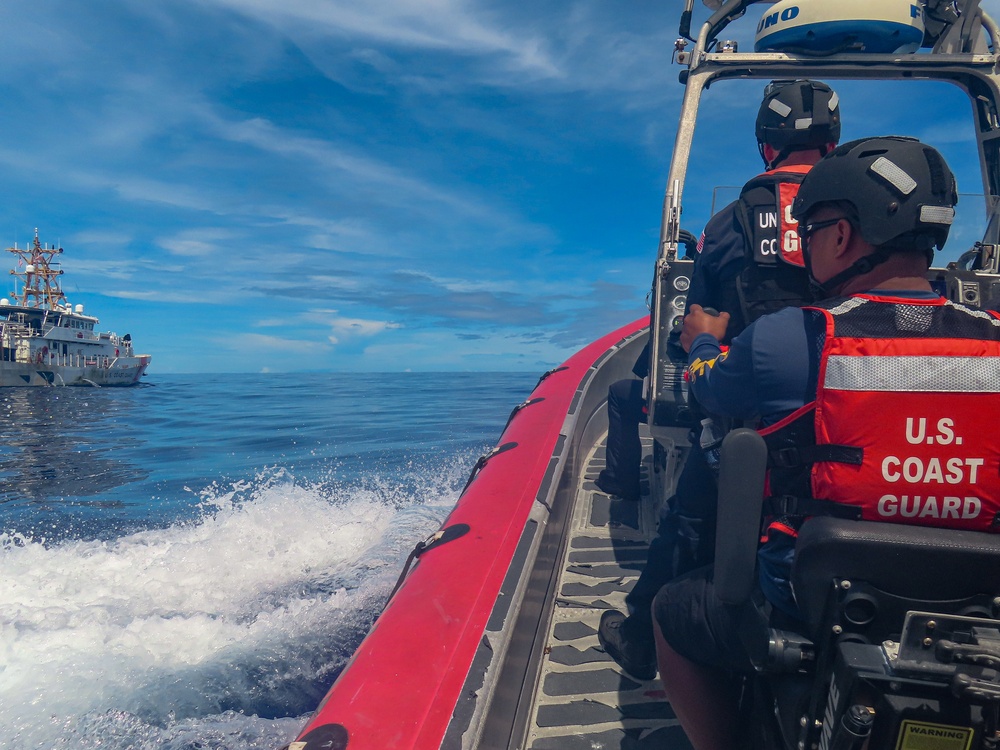 U.S. Coast Guard supports Palau Division of Marine Law in bilateral boardings