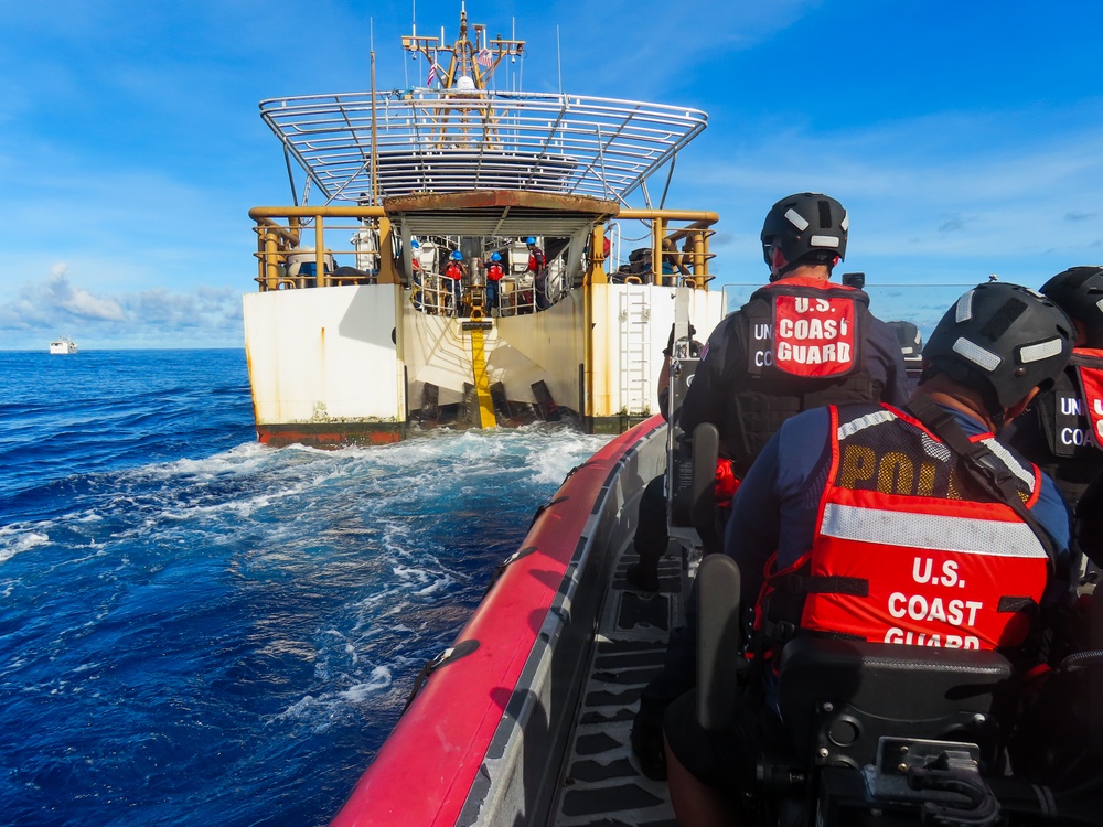 U.S. Coast Guard supports Palau Division of Marine Law in bilateral boardings