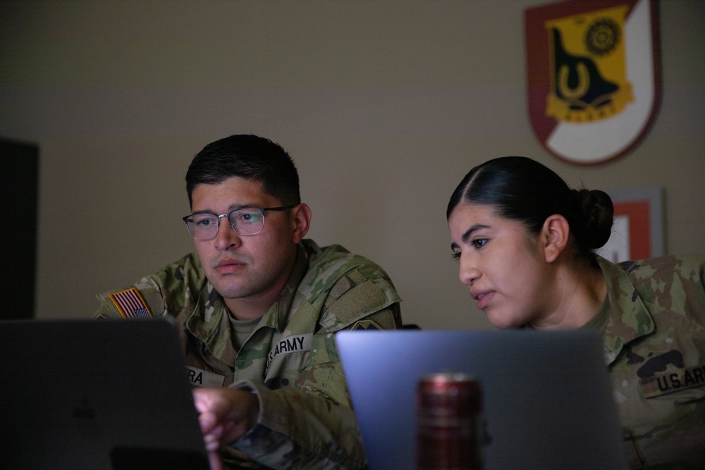 U.S. Air Force Staff Sgt. Martinez teaches Joint Airload Planning Course