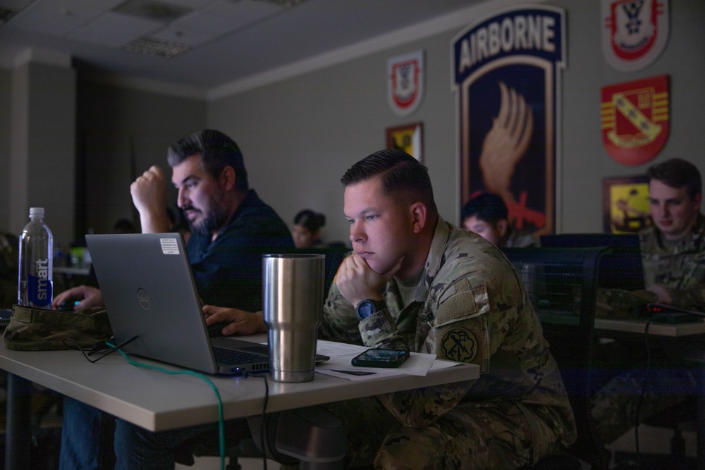 U.S. Air Force Staff Sgt. Martinez teaches Joint Airload Planning Course