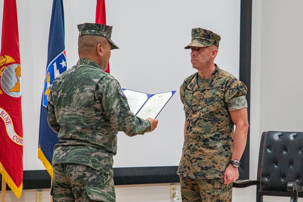 MARFORK Sergeant Major Relief and Appointment Ceremony