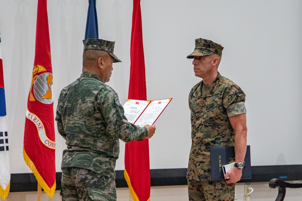 MARFORK Sergeant Major Relief and Appointment Ceremony