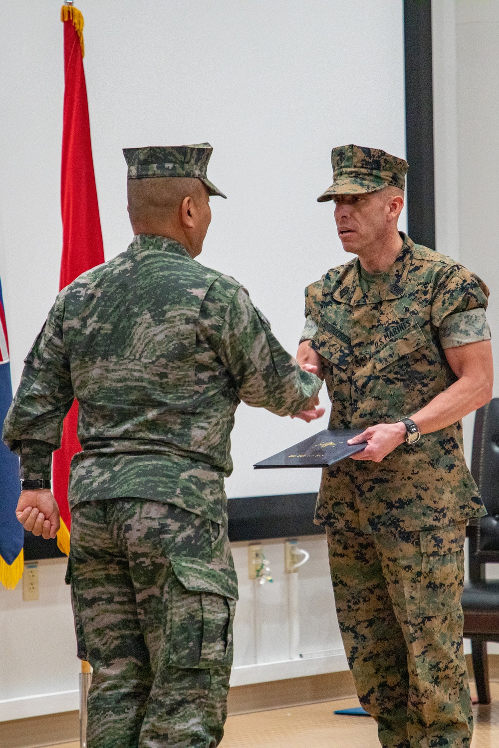 MARFORK Sergeant Major Appointment and Relief Ceremony