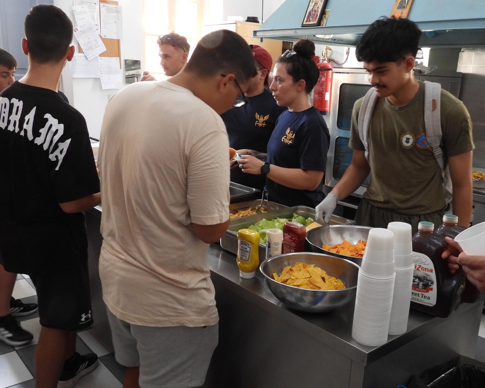 USS Wasp BBQ ComRel at the Boys Center