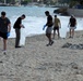 USS New York beach clean-up