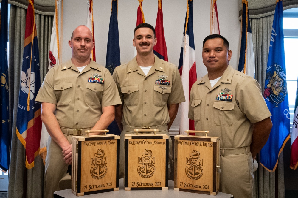 Cherry Point Sailors Promote to Chief Petty Officer