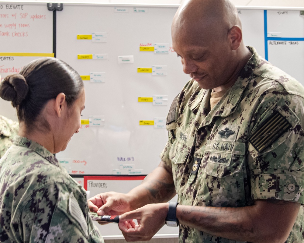 Cherry Point Sailors Receive Meritorious Promotions