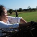 Volunteers and Staff clean up MacDill AFB Golf course following Hurricane Helene