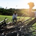 Volunteers and Staff clean up MacDill AFB Golf course following Hurricane Helene