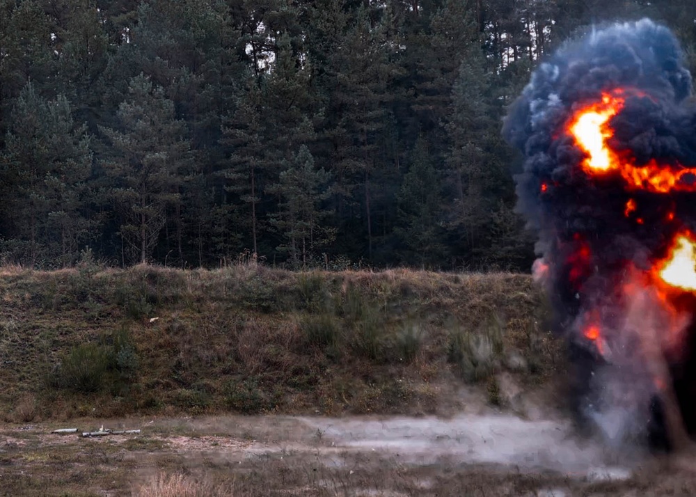 702nd Ordnance Company (EOD) Live Fire Training Exercise