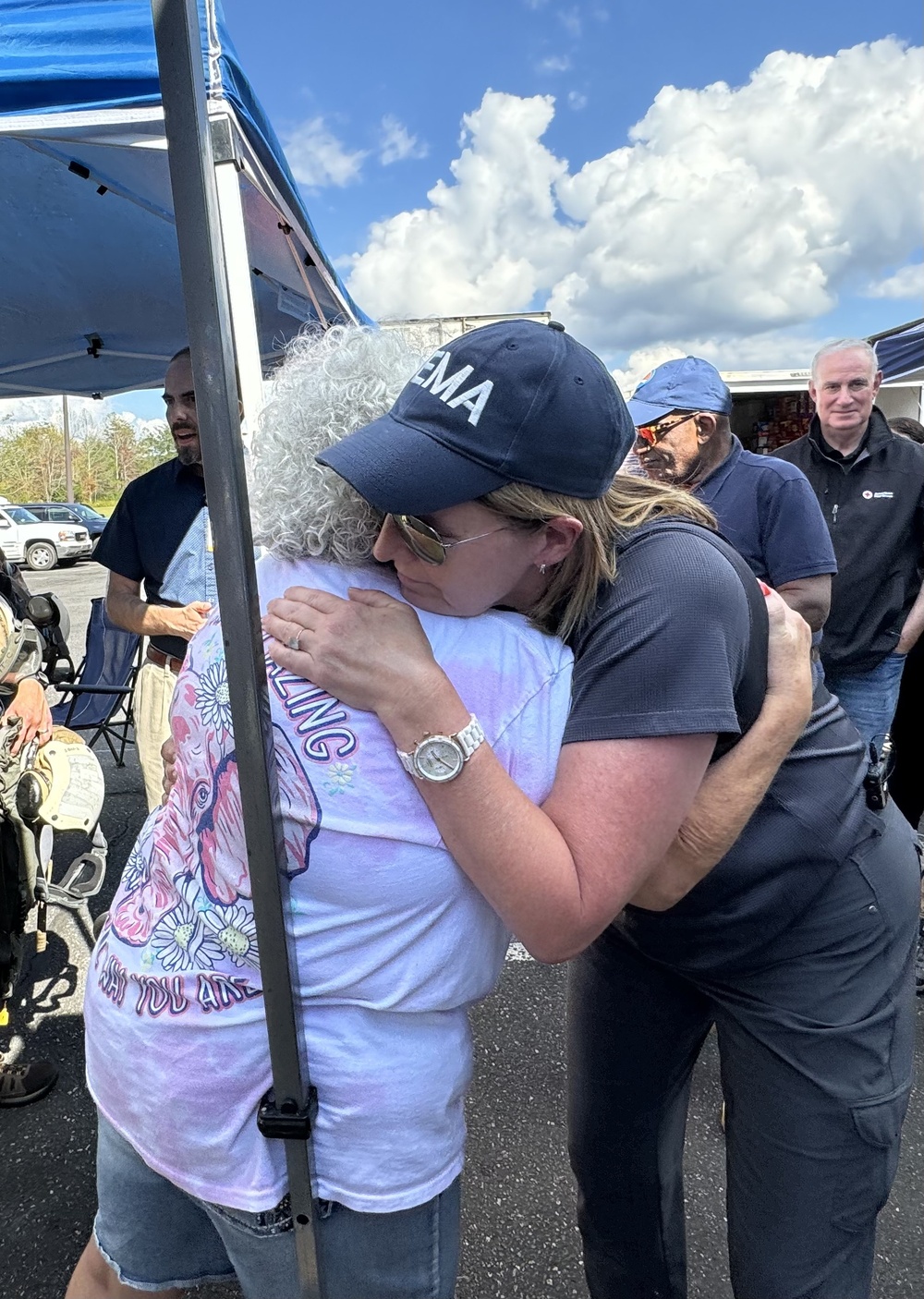 FEMA Administrator Meets Hurricane Helene Survivor