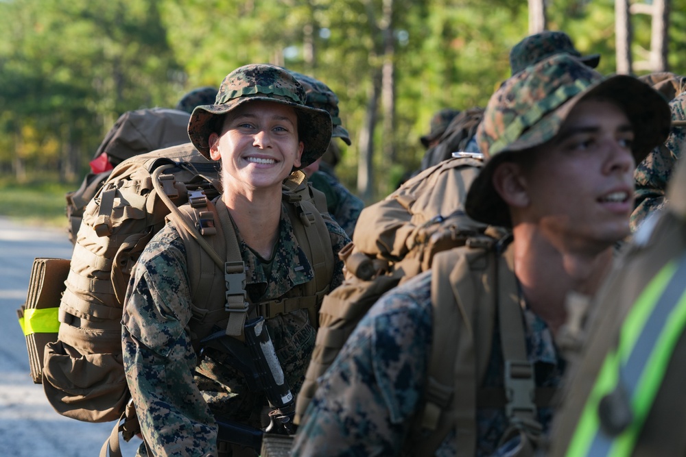 Combat Logistics Battalion 2 Conducts a 9.3-Mile Hike